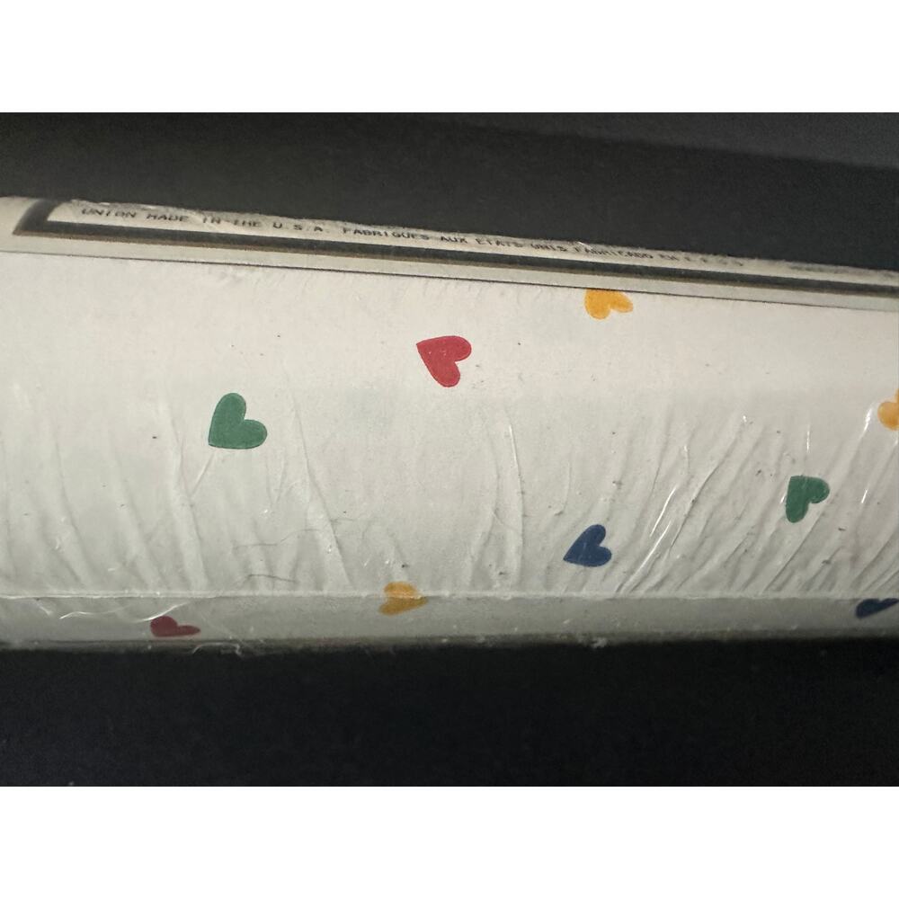 VTG Eisenhart Wallcoverings Wallpaper Rainbow Hearts 56.2 s.f. 20.5"x33ft